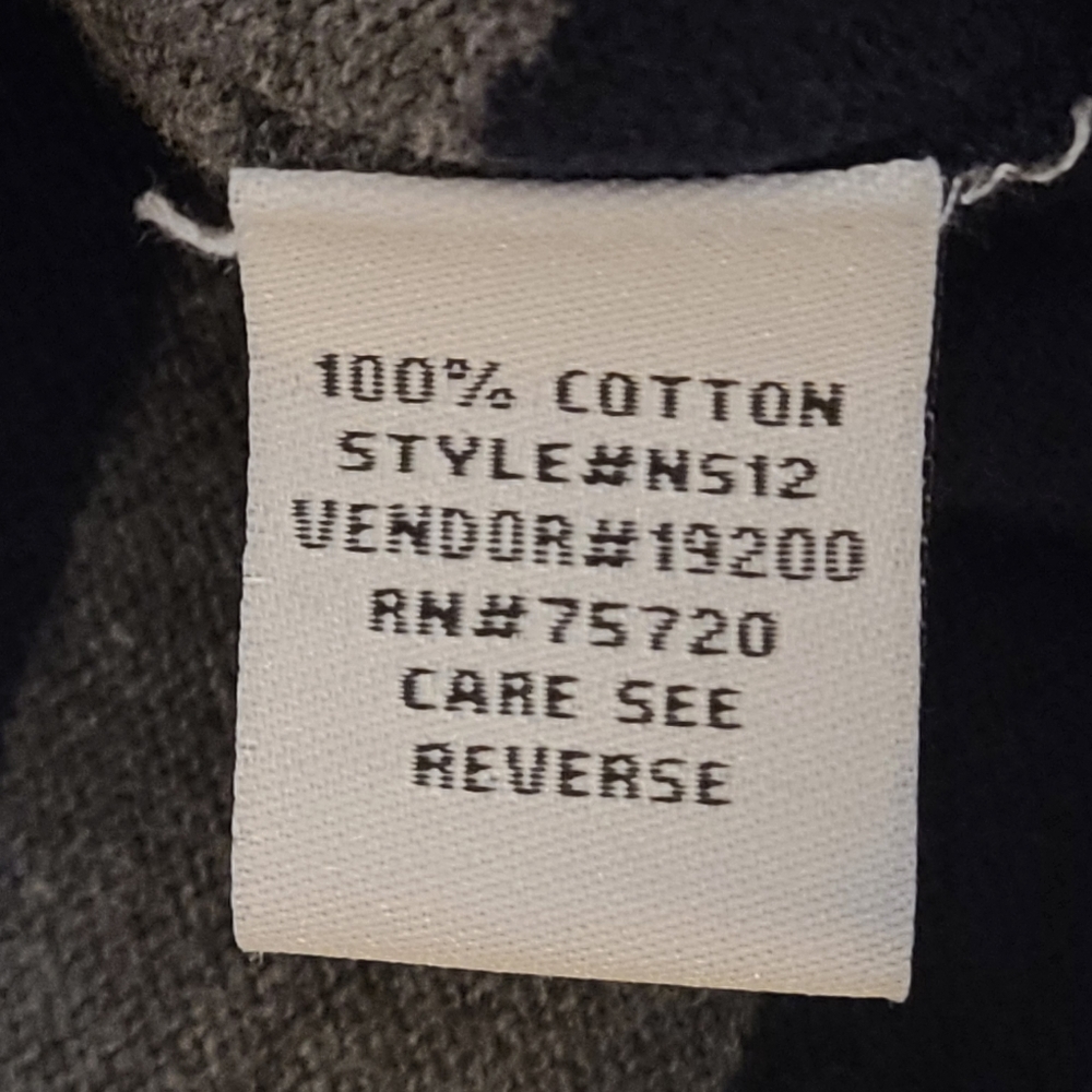 Buckle faded distressed striped v-neck sweater grey navy - Picture 6 of 6